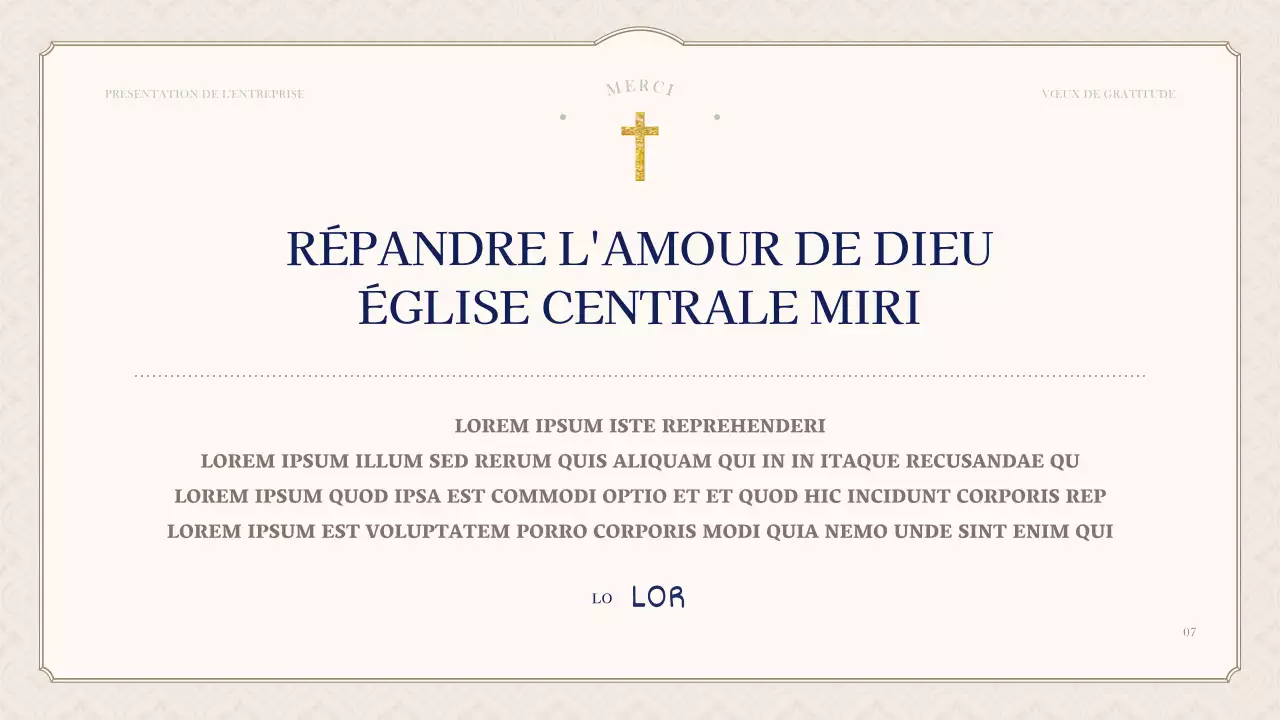 Une carte de vœux simple et signée en bleu marine et ivoire