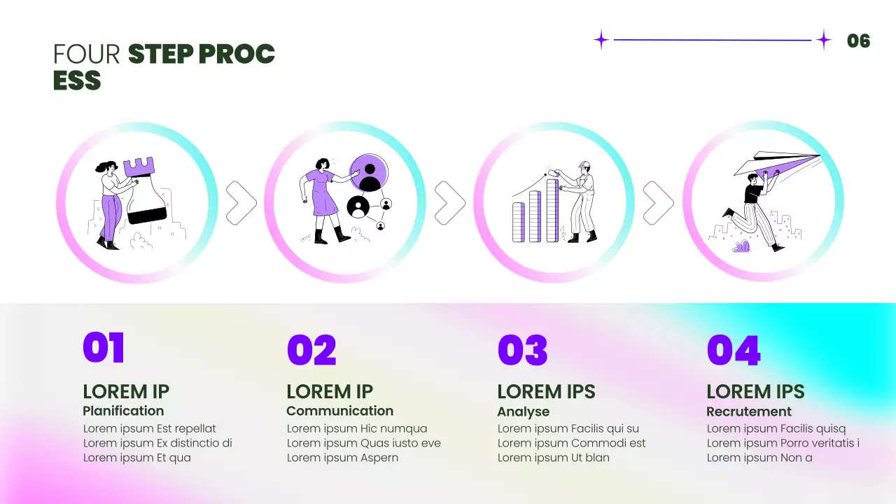 Rapport de mise en page multi-pages tendance rose et fluorescent