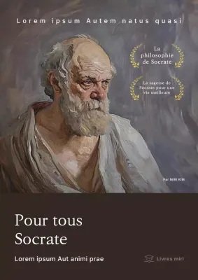 Couverture de philosophe moderne en marron et beige