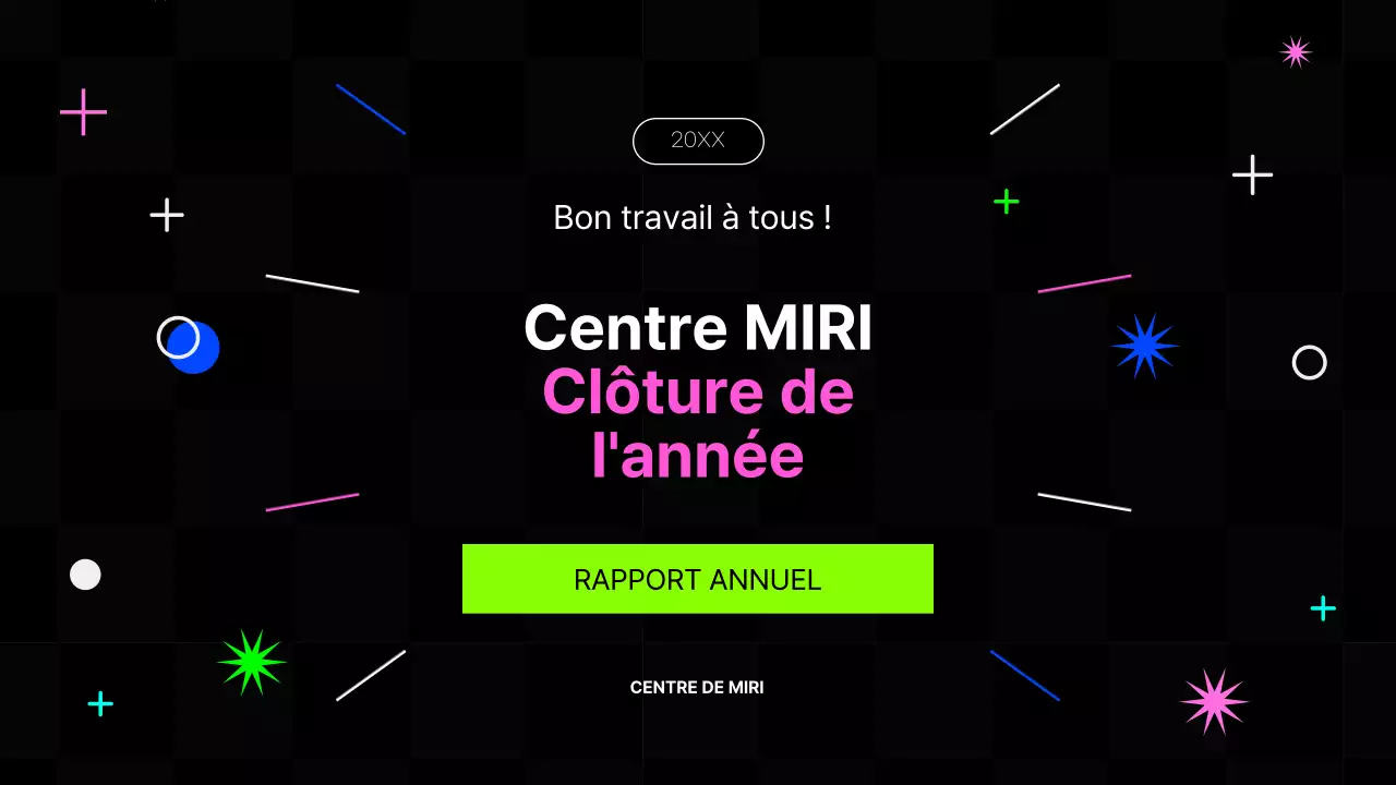 Rapports financiers de fin d'année kitsch en rose vif et couleurs fluorescentes