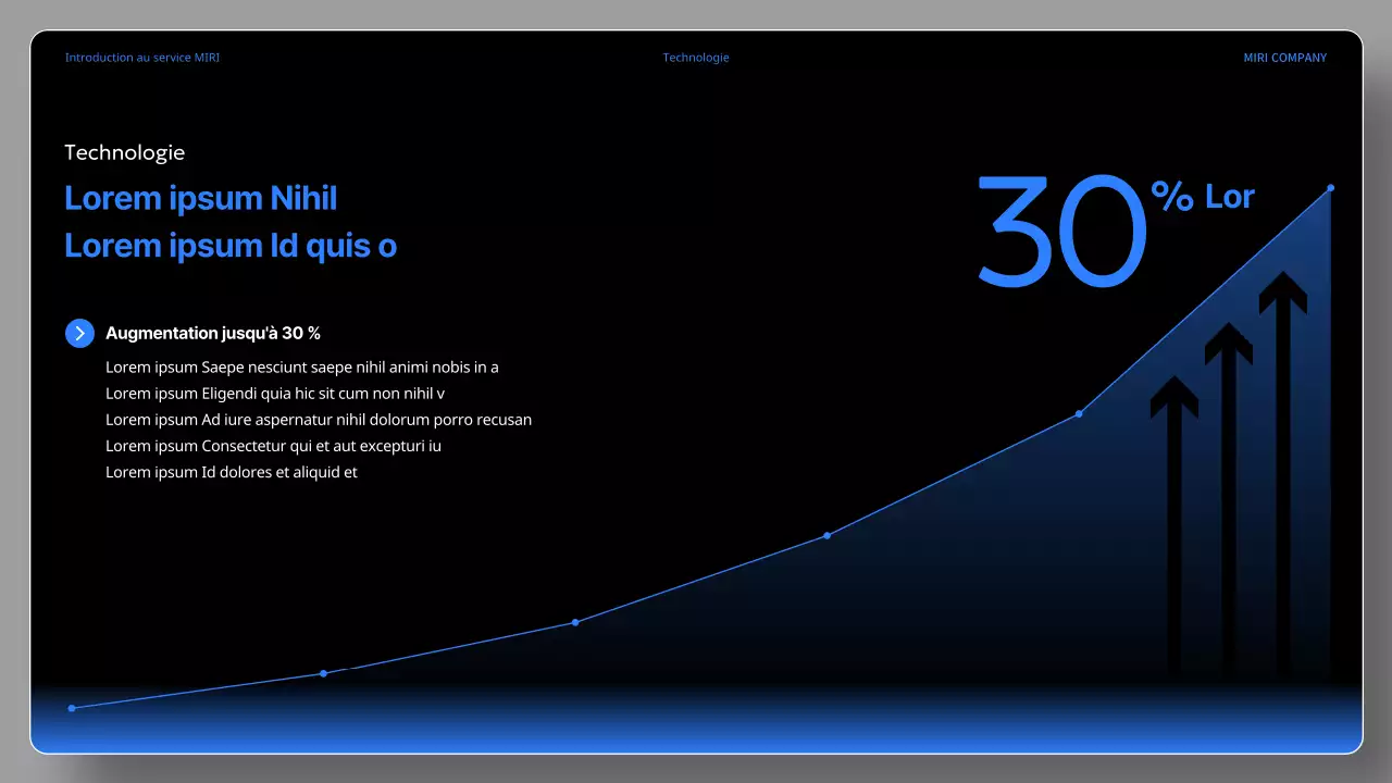 Un simple cahier des charges en noir et bleu