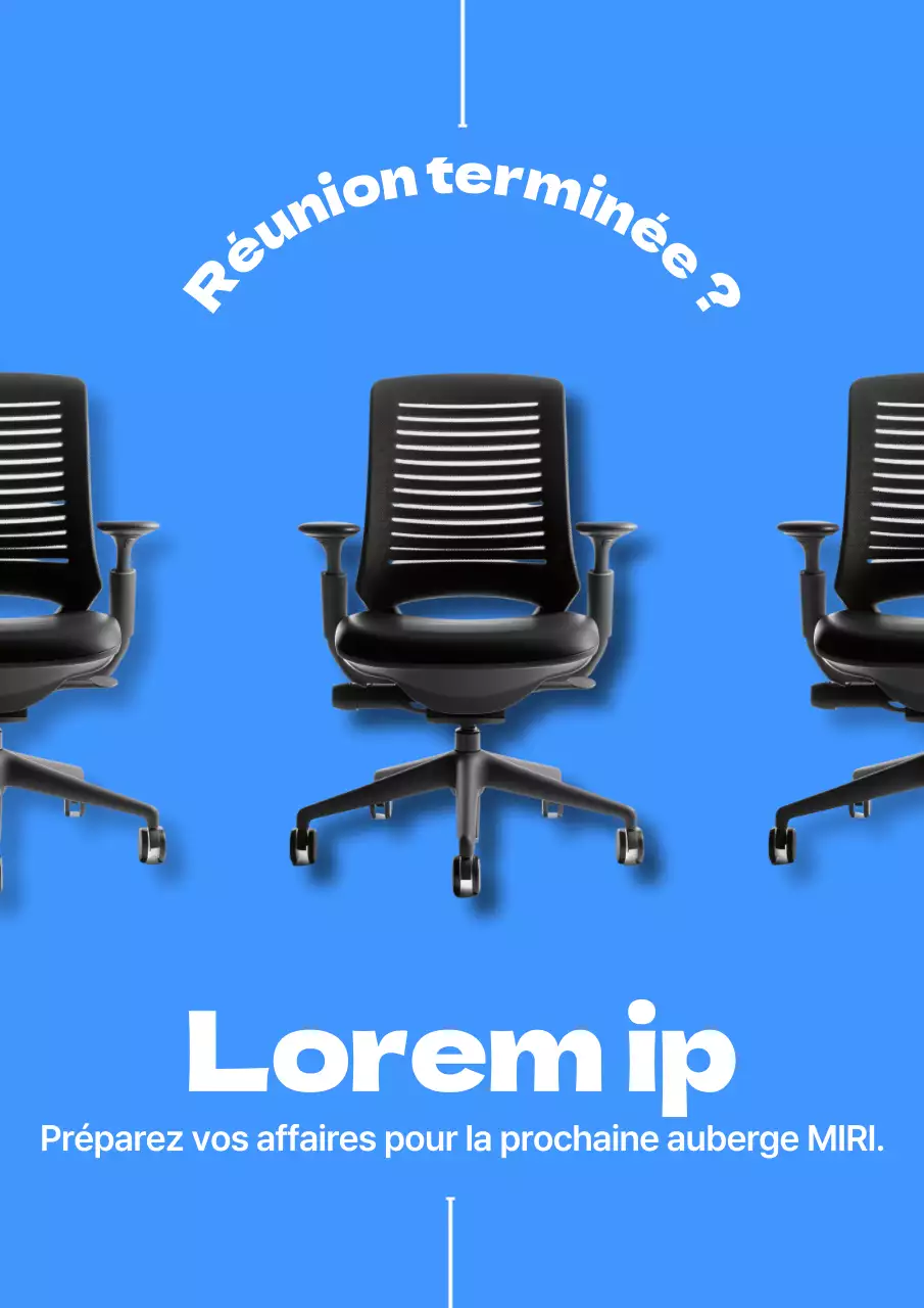 Annonce d'une campagne de culture d'entreprise kitsch sur fond bleu clair