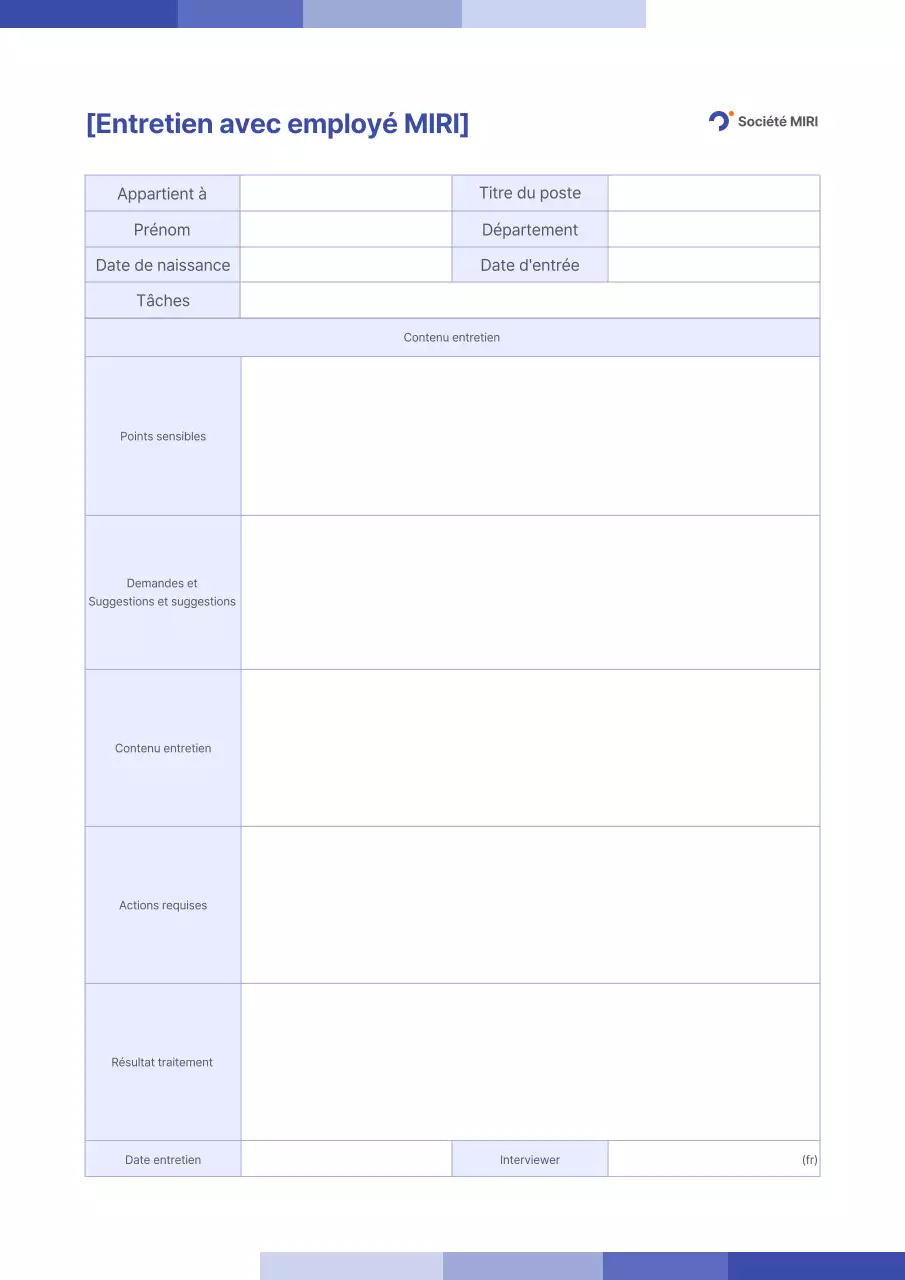 Matériel de formation d'entreprise simple en violet et mauve
