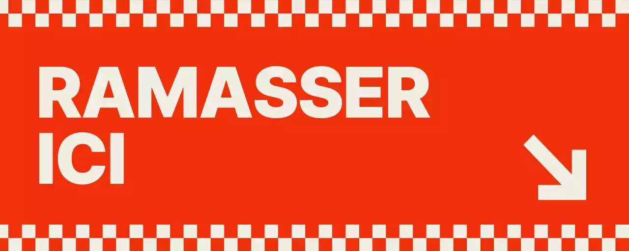 Instructions pour l'enlèvement d'un concept vintage rouge à damier