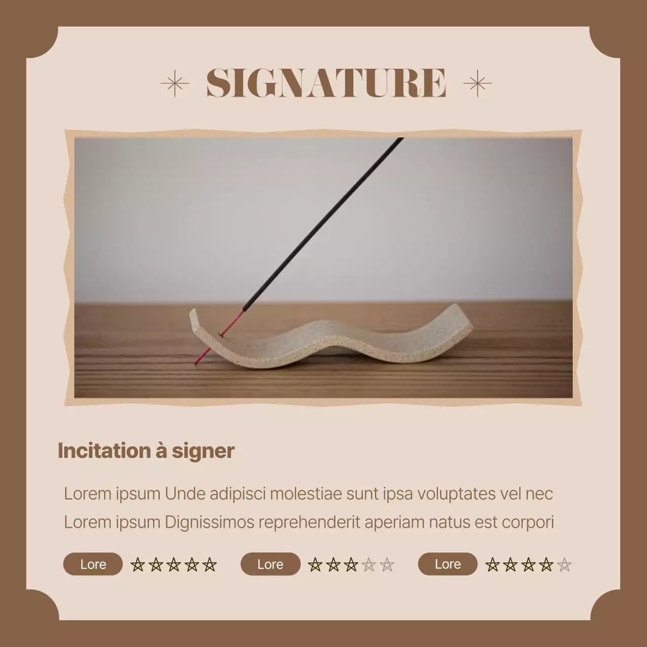 Annonce simple de financement incitatif sur fond brun