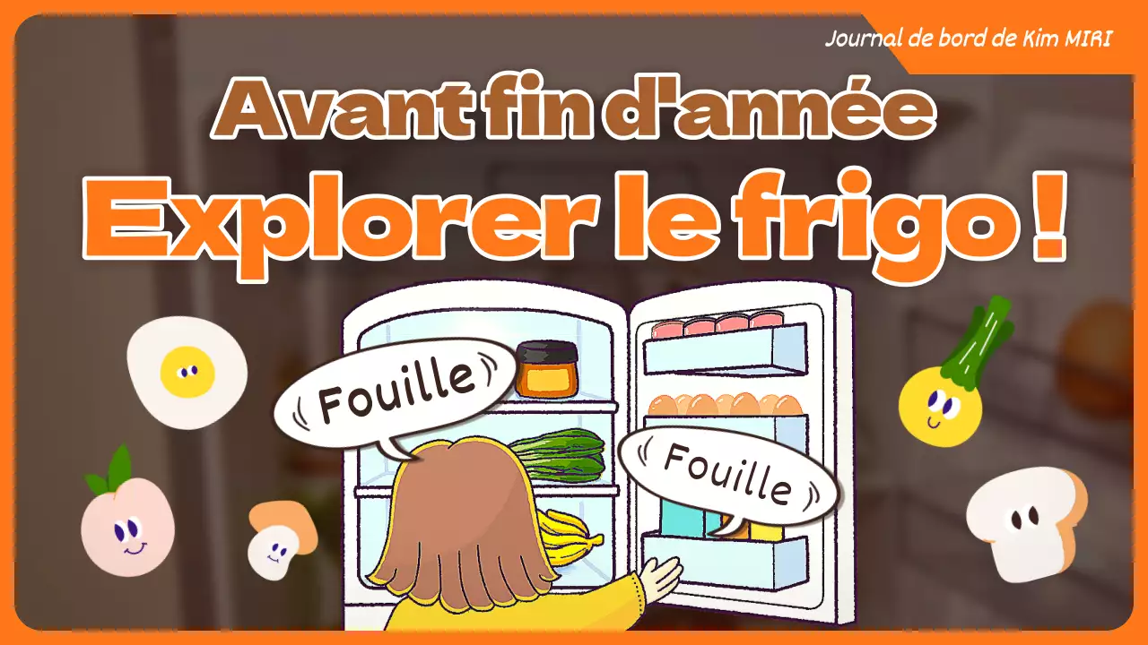 Un joli vlog de recettes en orange et marron