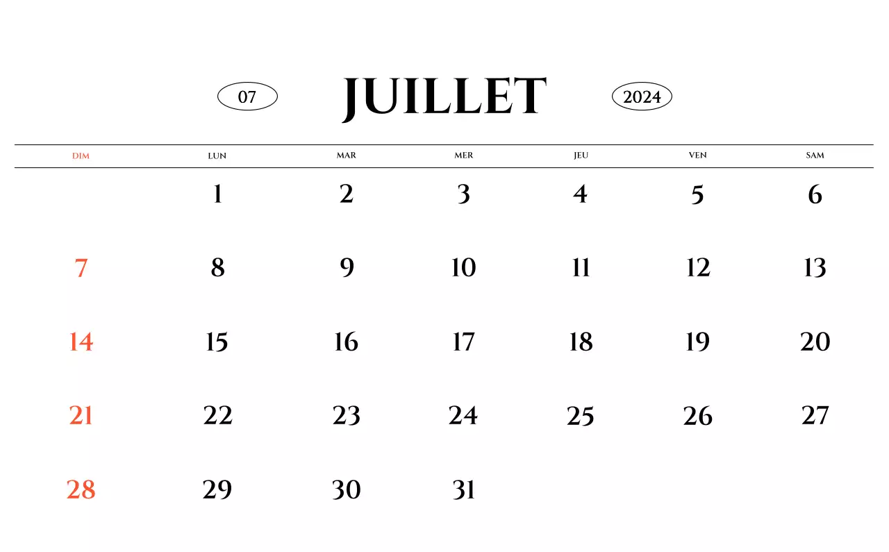 Calendrier mural de style simple avec concept de photographie de voyage émotionnelle en noir et blanc