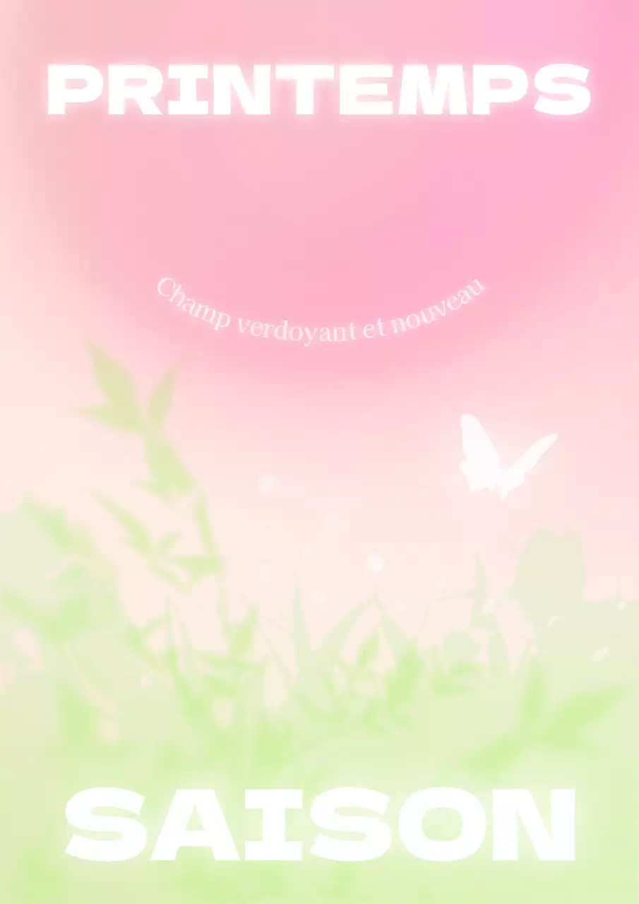 Postes de printemps tendance en rose et chartreuse