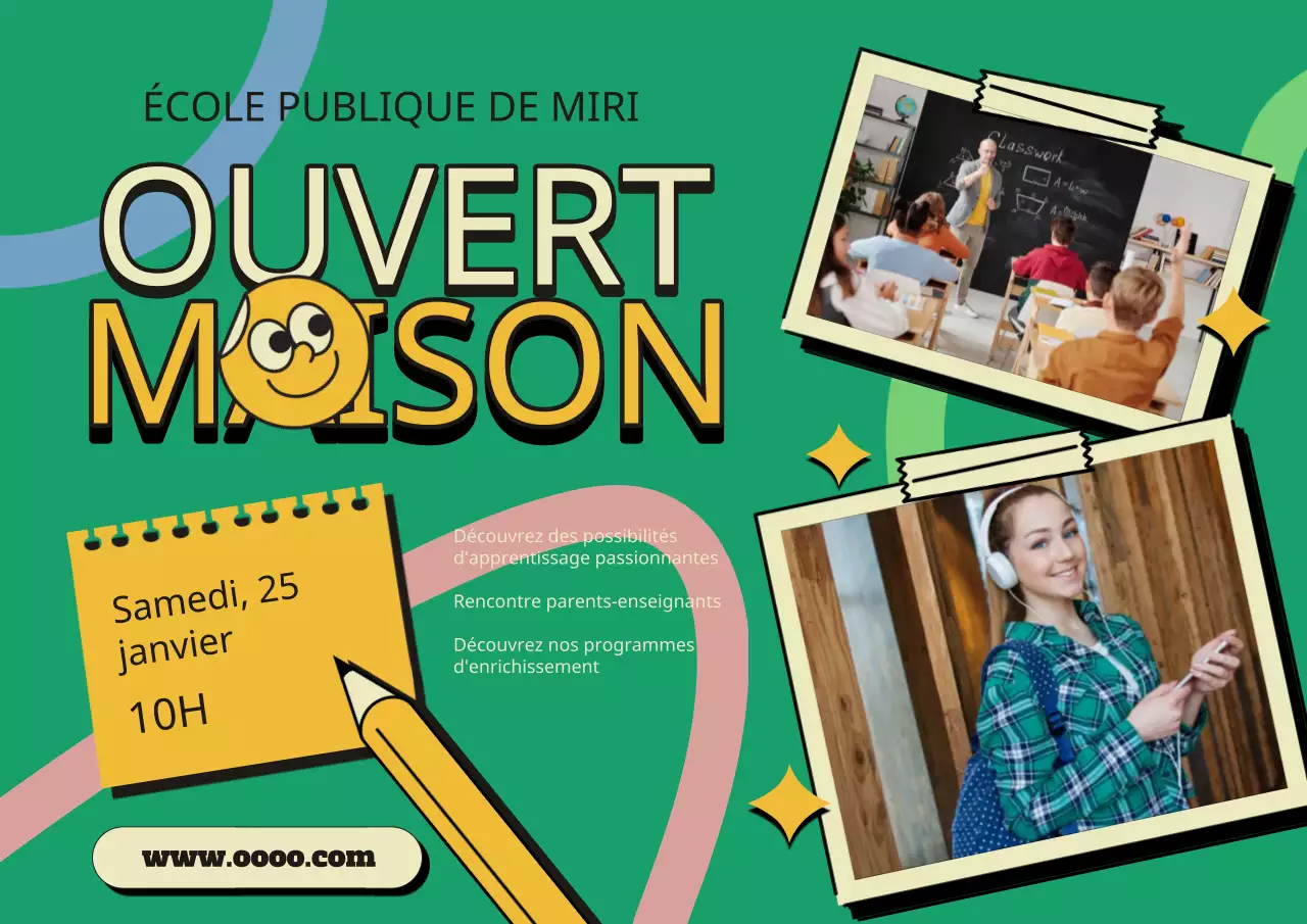 Promouvoir une MAISON OUVERTE verte et rétro