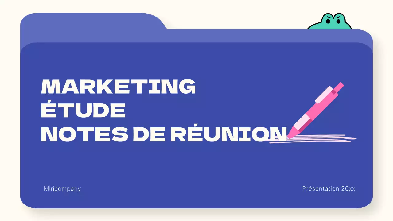 Rapport d'étude sur le marketing simple du bleu et de la menthe