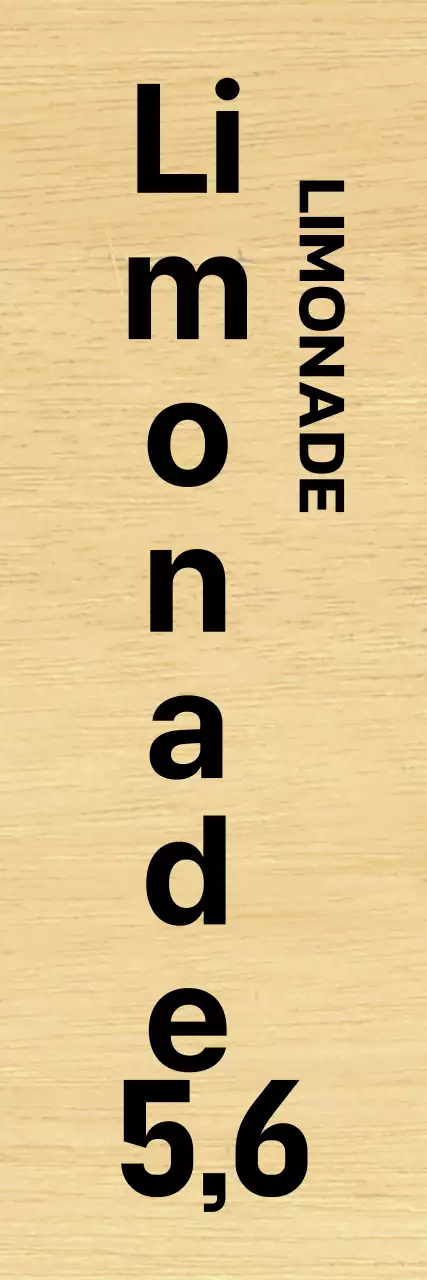 Café avec un lettrage noir clair et des accents roses