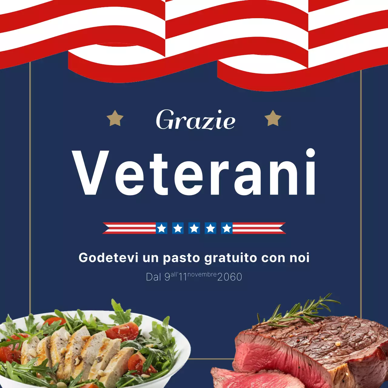 Pubblicità semplice della Marina e del rosso per il Veteran's Day