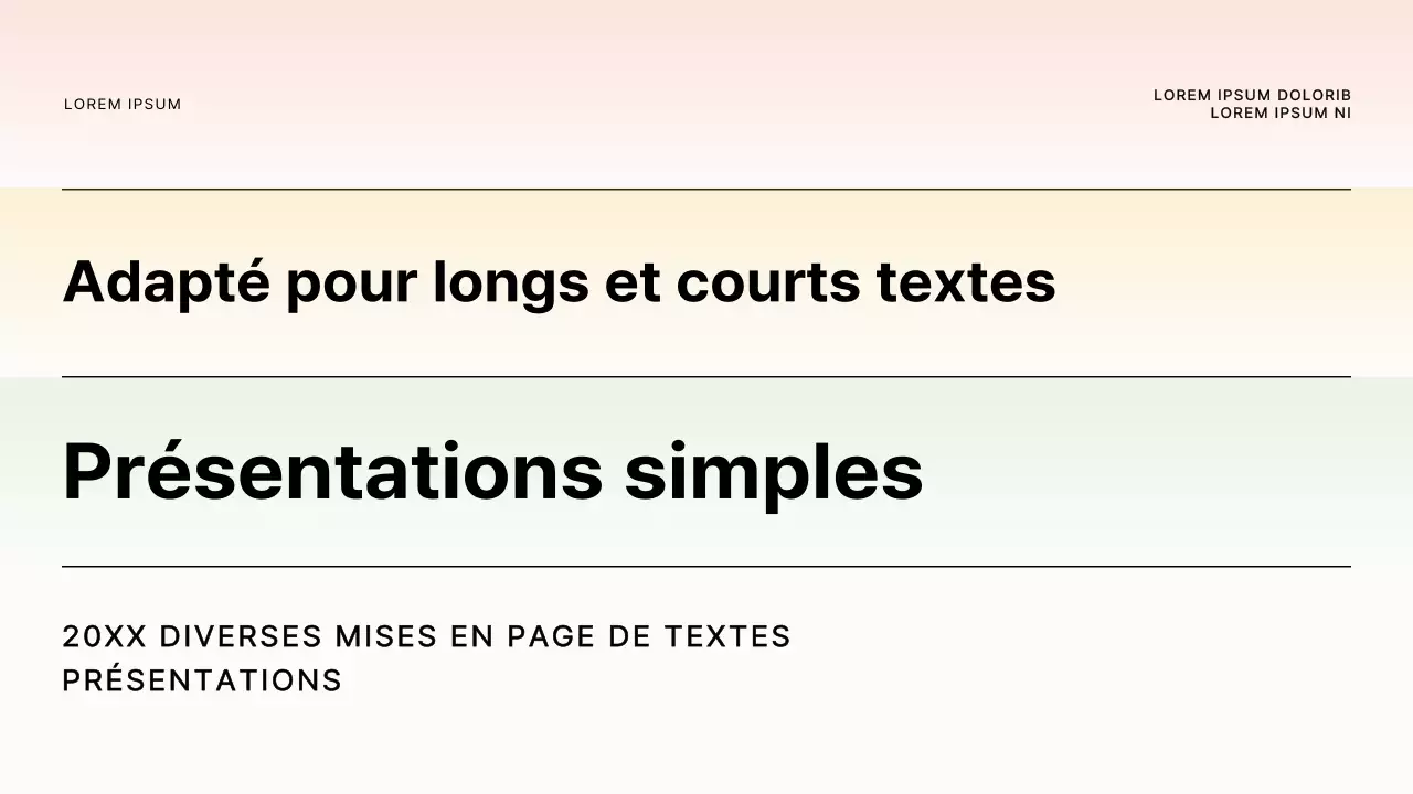 Un simple rapport d'activité en arc-en-ciel et en noir