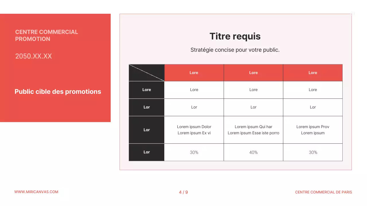 Un simple dossier promotionnel orange et noir
