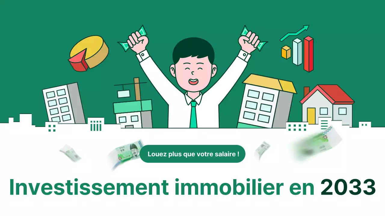 Des conseils simples en matière d'investissement immobilier en vert et blanc