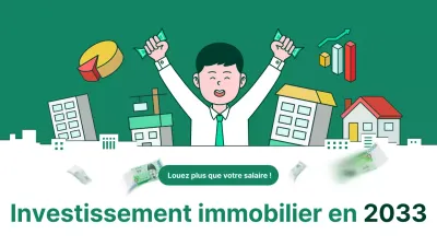 Des conseils simples en matière d'investissement immobilier en vert et blanc