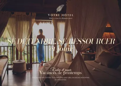 Promouvoir un hôtel de luxe dans des tons bruns