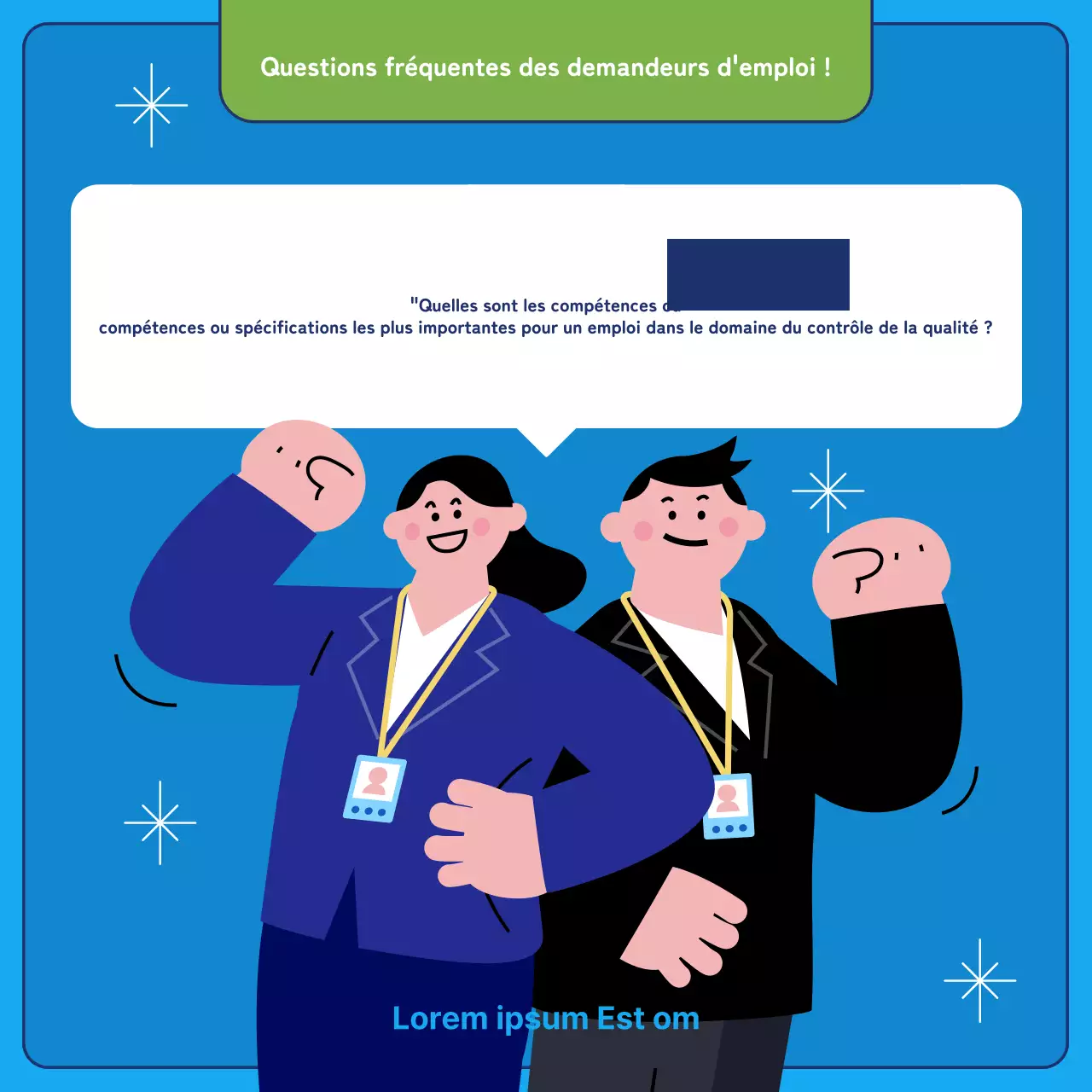 À propos de l'entretien avec le candidat sortant bleu et chartreuse kitsch