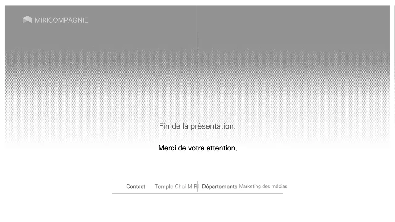 Présentation simple des variations de la mise en page en noir et blanc