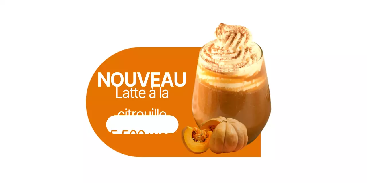 Faites la promotion de la carte de votre café avec une photo claire de vos boissons.