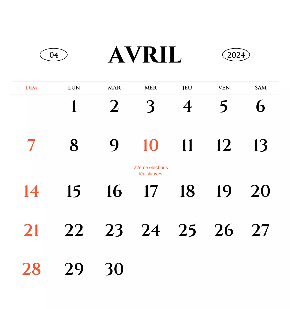 Calendrier mural de style simple avec concept de photographie de voyage émotionnelle en noir et blanc