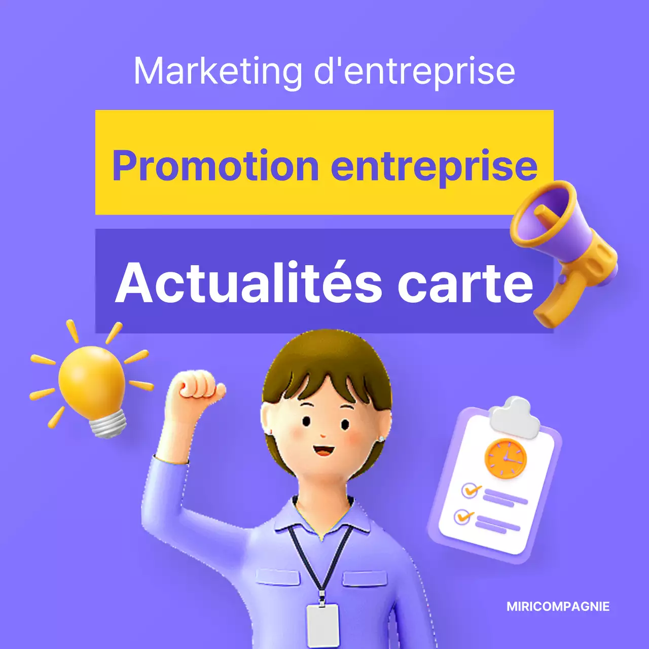 Une simple présentation de marque en 3D en mauve