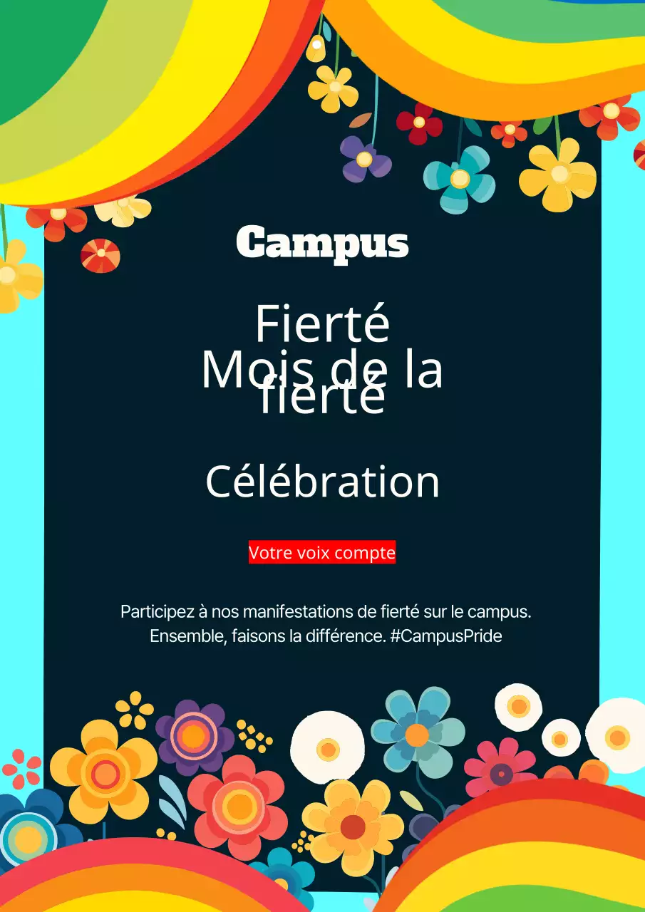 Célébration du Mois de la fierté sur le campus