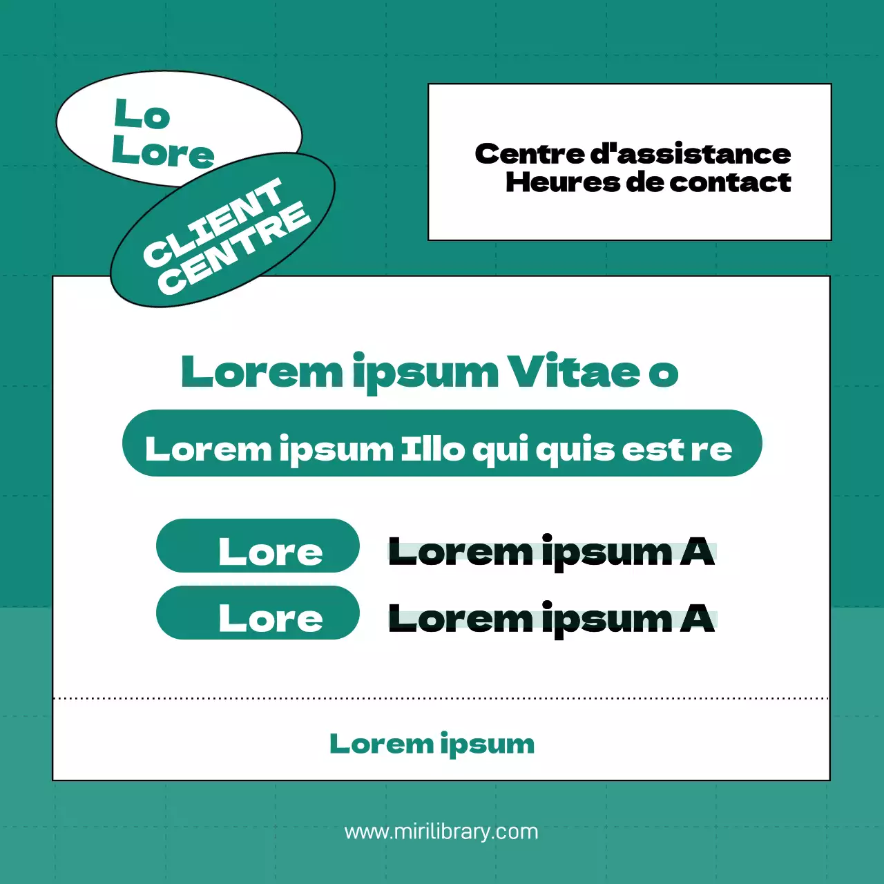 Annonces publiques tendance en menthe et blanc