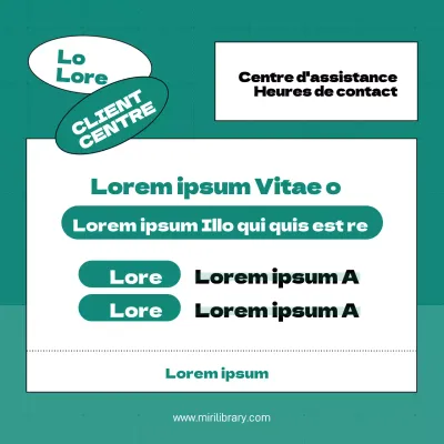 Annonces publiques tendance en menthe et blanc