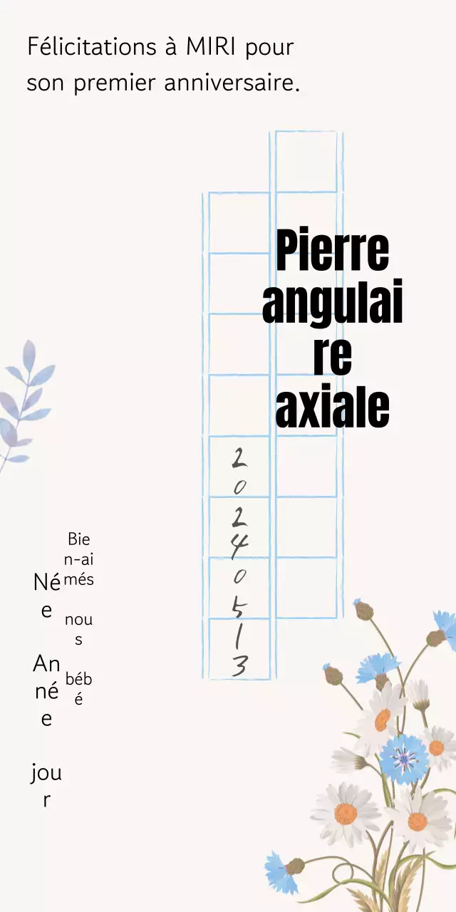 Message de joyeux anniversaire sur papier manuscrit vintage