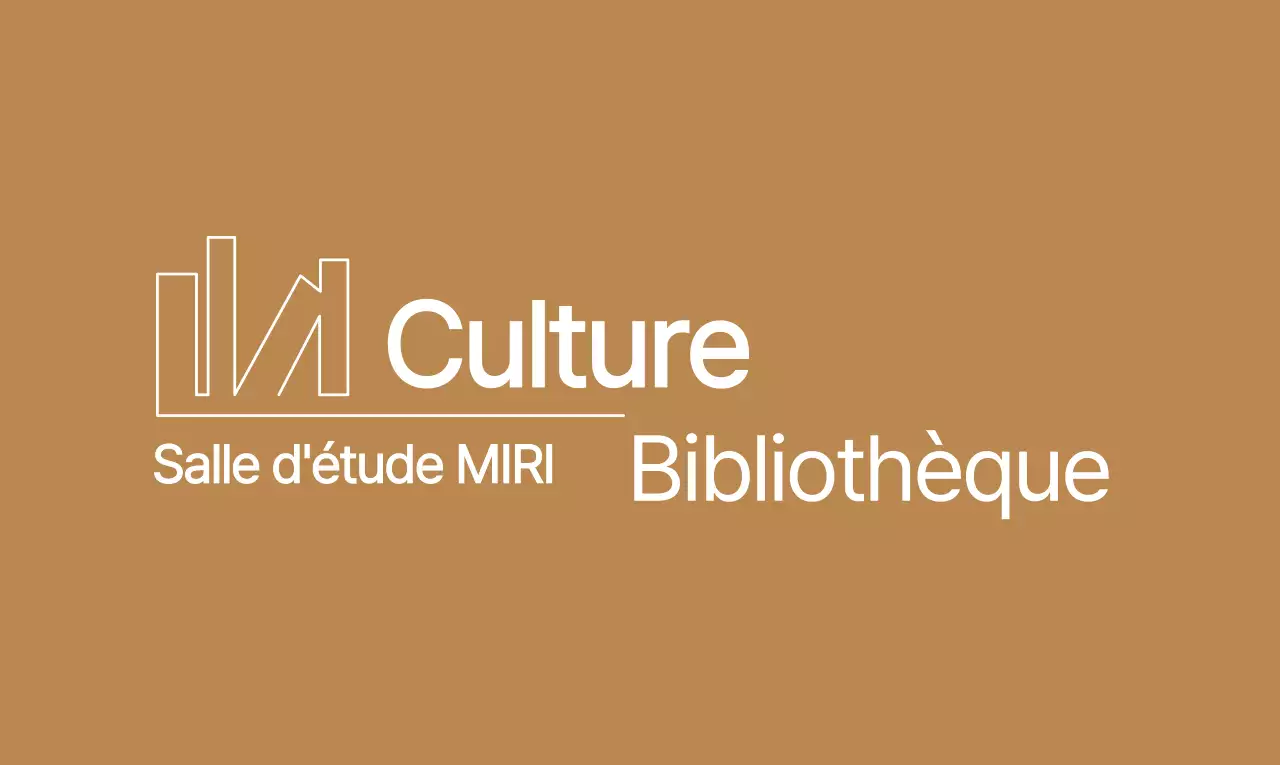 Logo de l'illustration d'une salle de lecture moderne et simple en beige