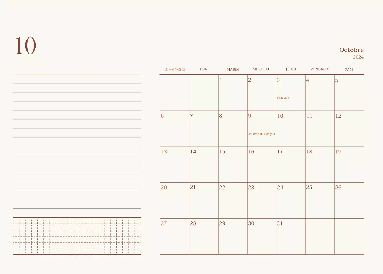 Mise en page de photos de cafés émotionnels en beige et marron