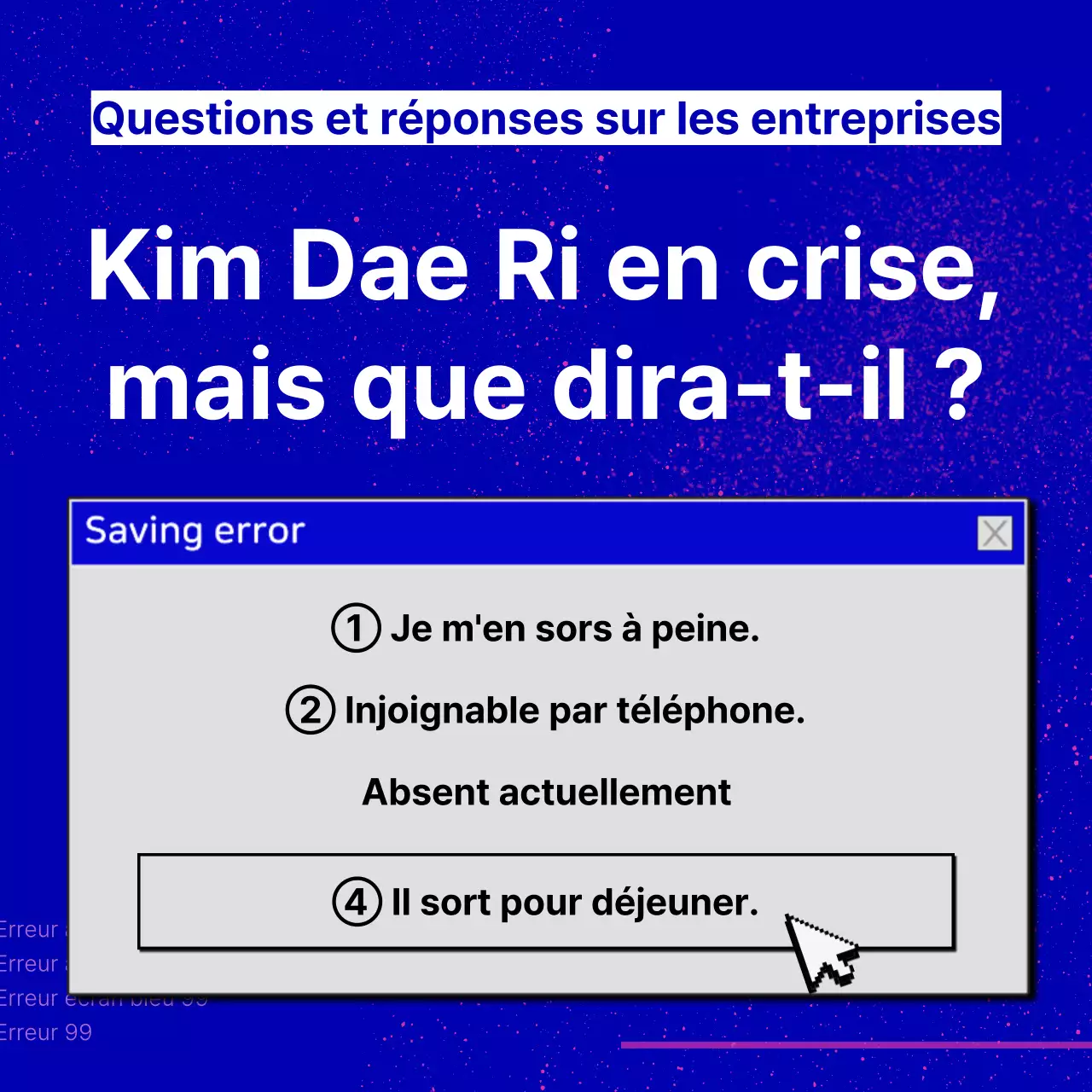Faites la promotion de votre école de langues sur un fond bleu marine très tendance.