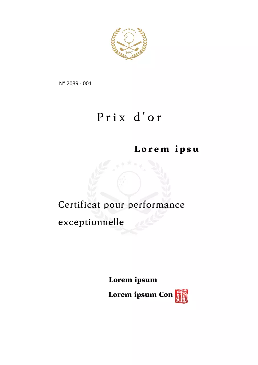 Des récompenses sportives avec Golf Illustrated pour une touche de classe