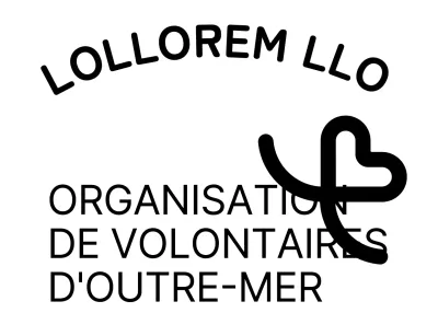 Un concept simple pour une organisation de bénévoles avec une illustration de cœur