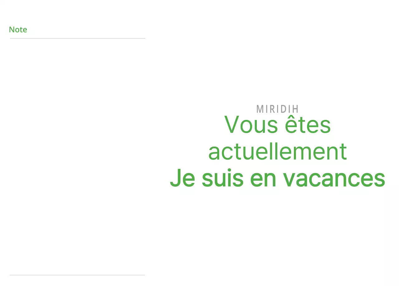 Calendrier de bureau illustré vert sur le thème de la famille