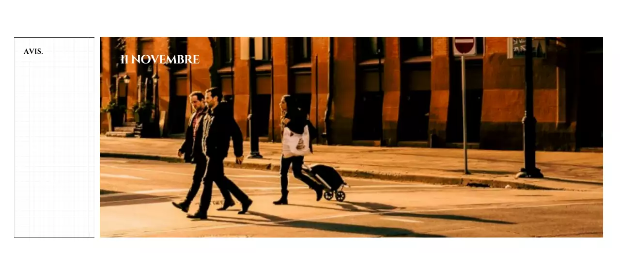 Calendrier mural de style simple avec un concept de photographie de voyage émotionnelle en noir et blanc