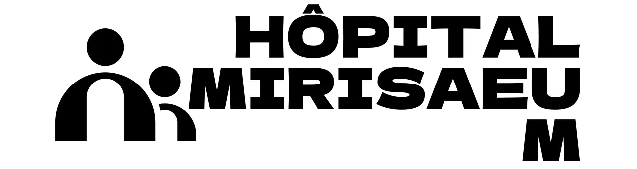 Logo simple et illustré d'un hôpital