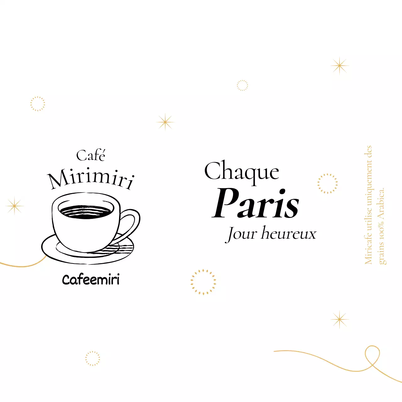 Promouvoir un café chic avec des illustrations au trait