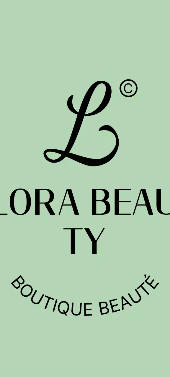 Luxueux salon de beauté avec alphabet cursif