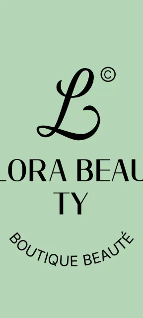 Luxueux salon de beauté avec alphabet cursif