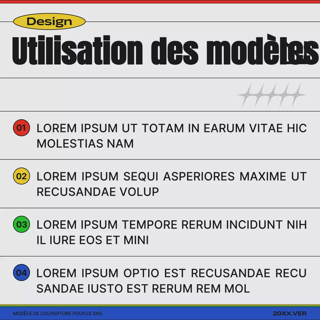 Promouvoir une variante moderne de la couleur de la couverture (arc-en-ciel et blanc)