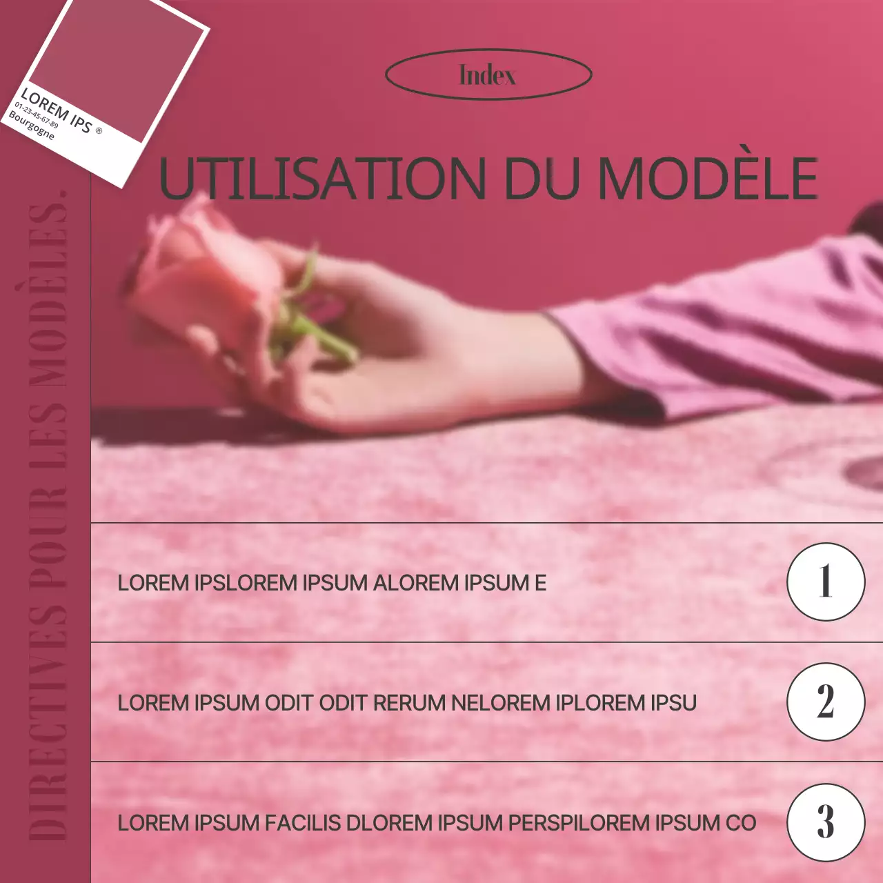 Des vignettes en rose et blanc avec un code couleur pour les médias sociaux