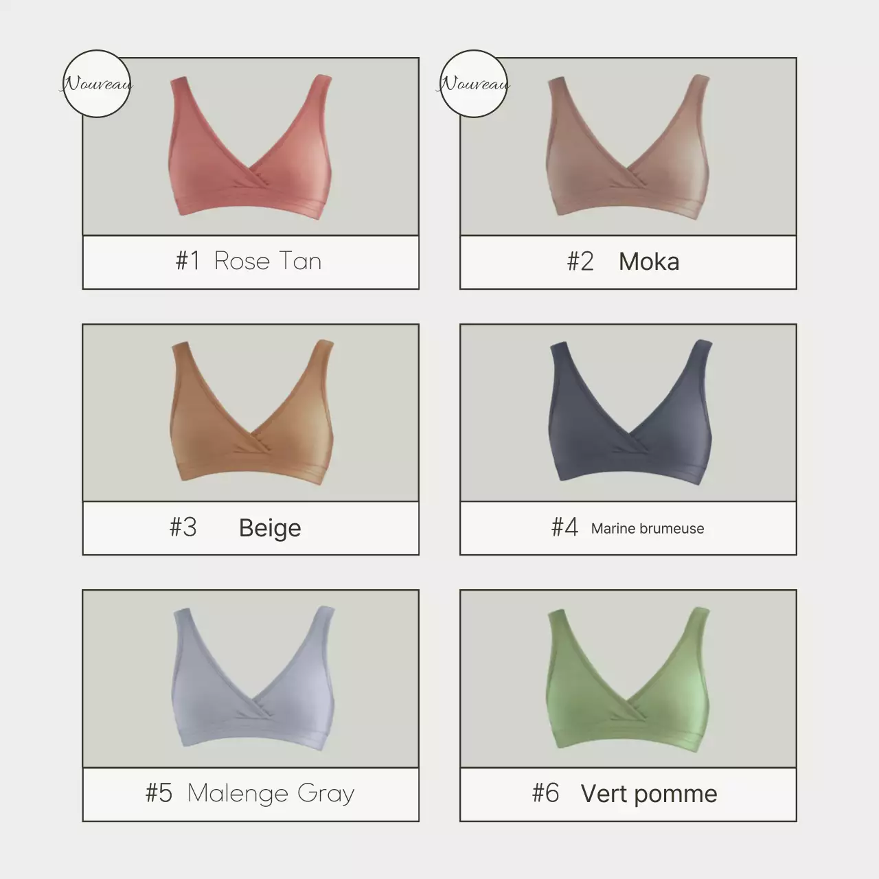 Publicité simple pour des sous-vêtements en blanc et chartreuse