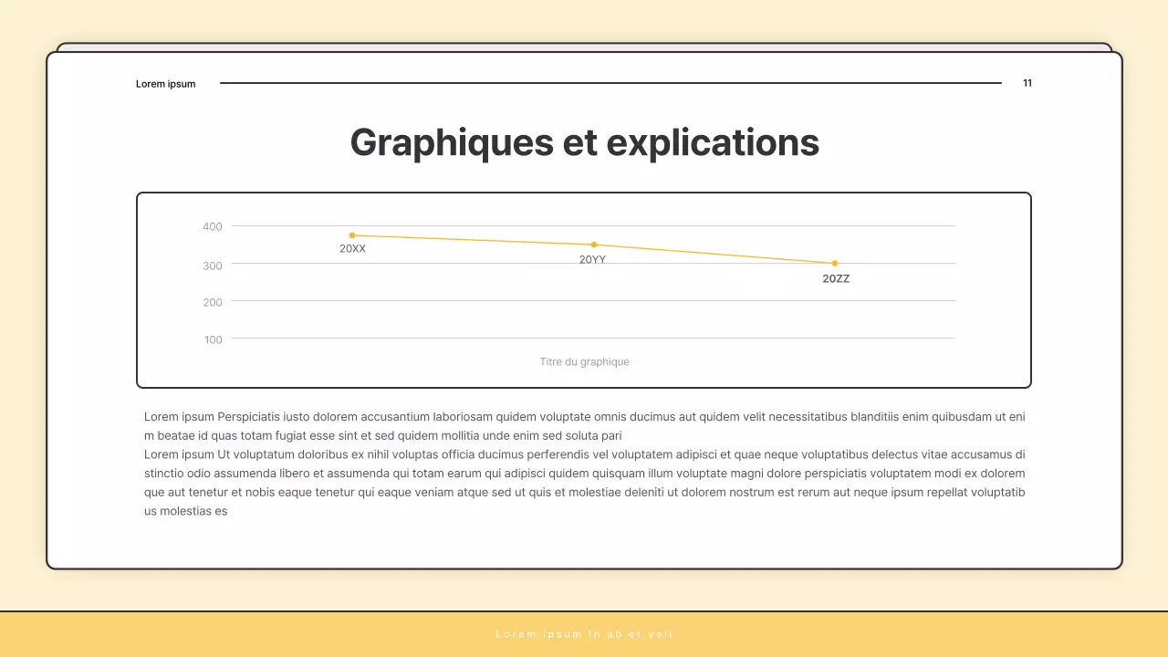 Une lettre d'information de base jaune et blanche du bureau d'aide sociale