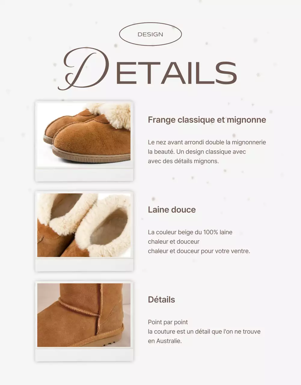 A propos des simples bottes Ugg marron et rouge