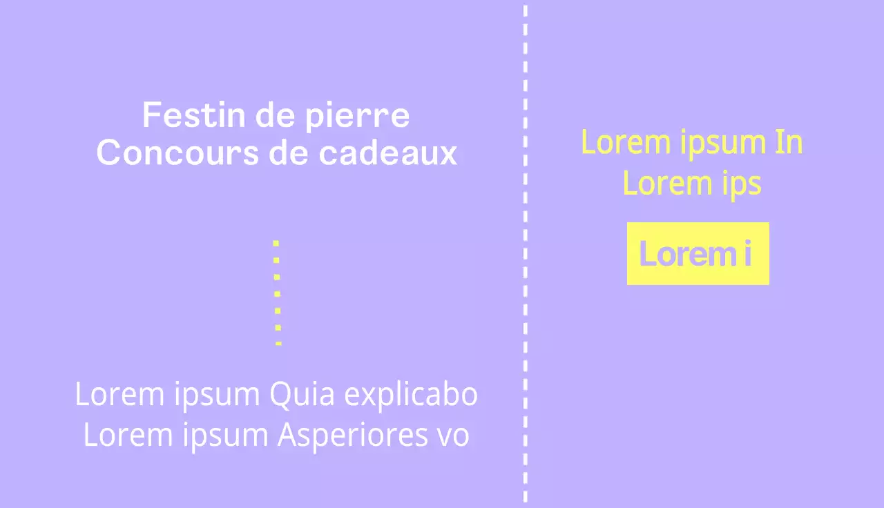 Un événement de baby shower violet et jaune, de type "clean ticket".