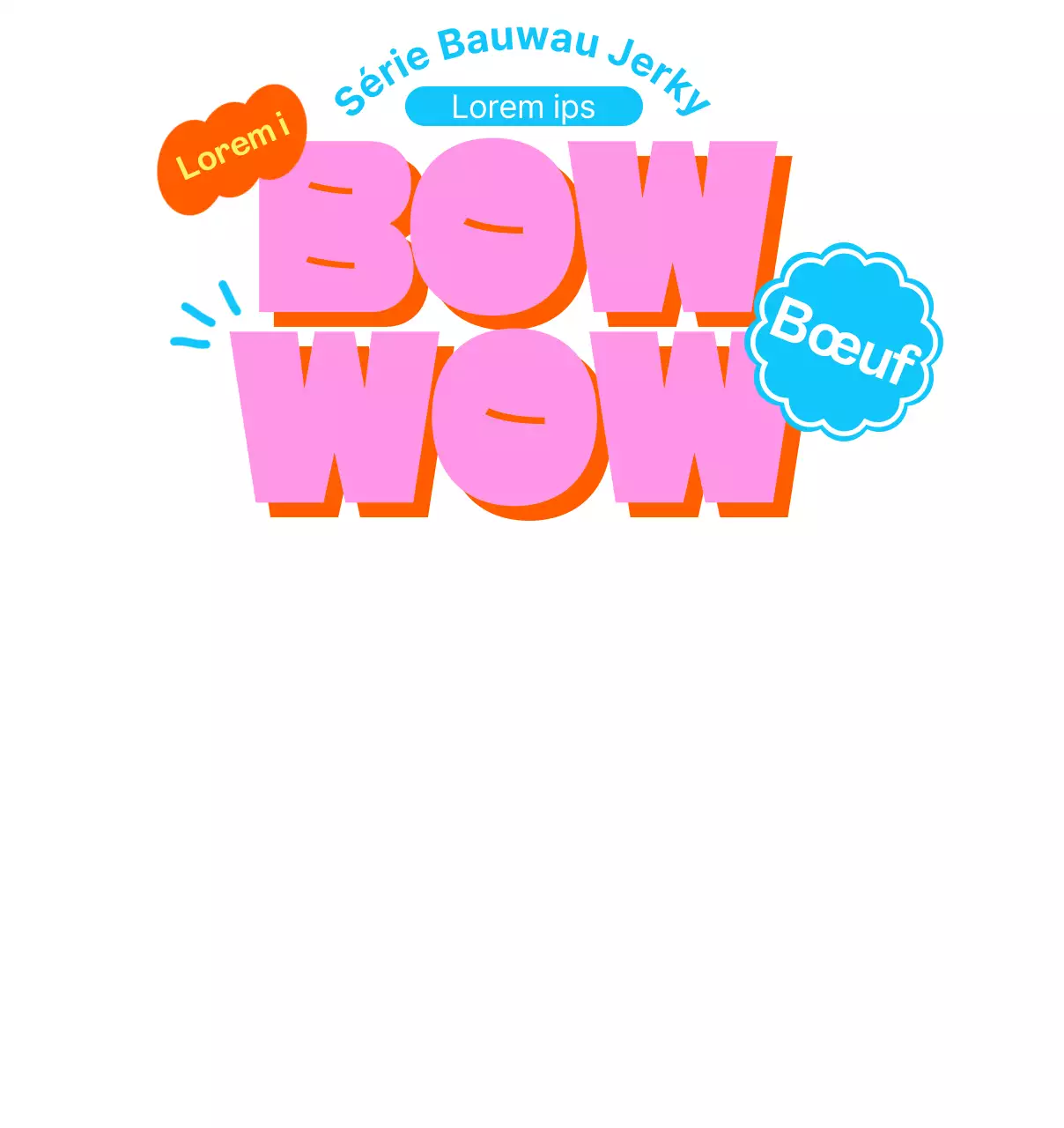 Friandises et aliments pour animaux de compagnie dans de jolies couleurs roses