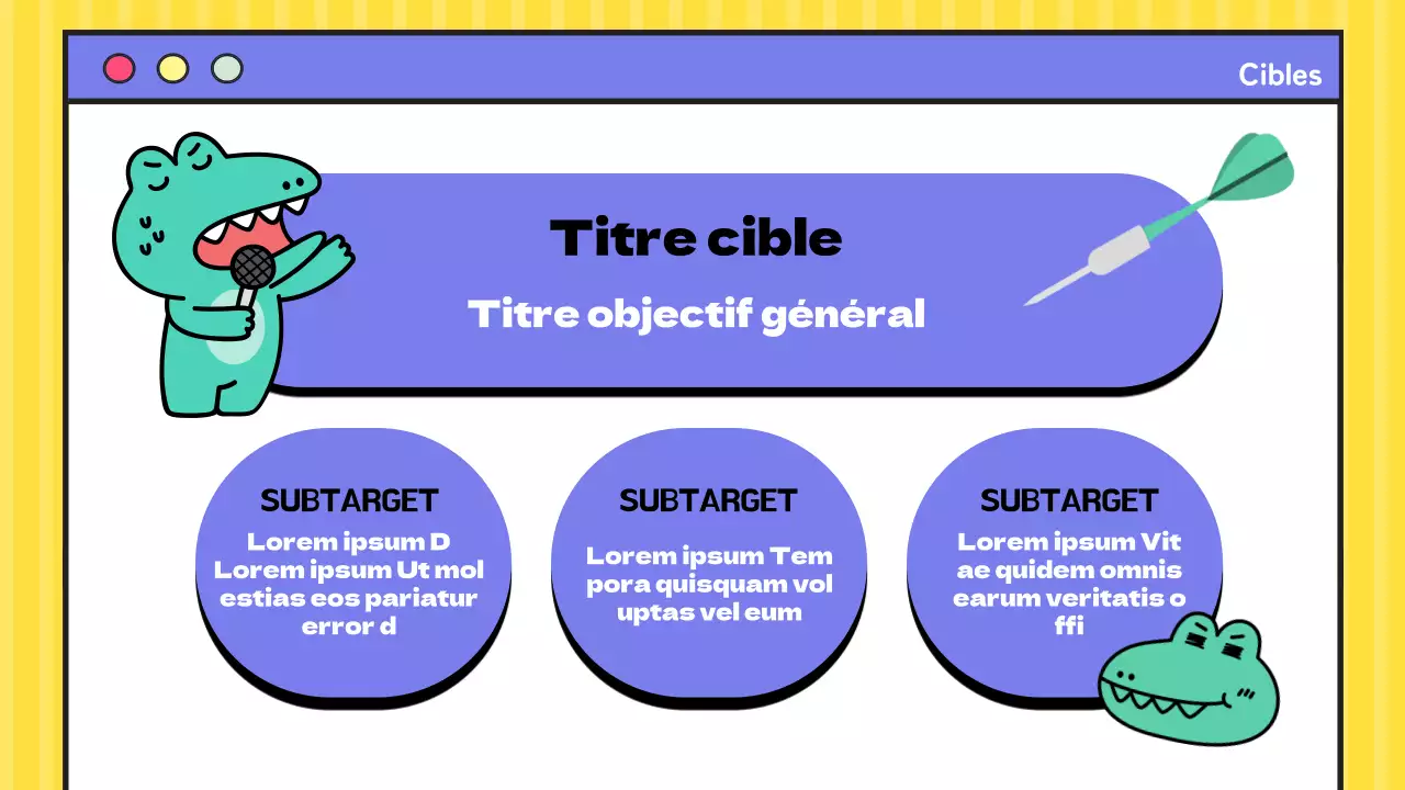 Rapport de notes d'étude sur le marketing tendance jaune et violet