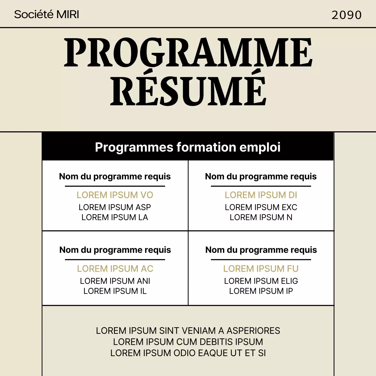 Promouvoir un simple concert de marche en jaune et noir